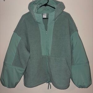 All in Motion Mint Green Fleece Jacket